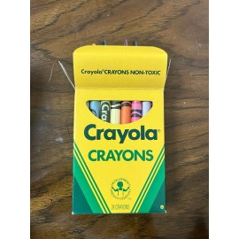 Crayola Crayons Crayola 24 Count Box Non Toxic Colors Pack School Color 52-3024 USA
