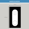 LazerlichtCraft | Acrylglas Blende Klingelschild f√ºr Reolink Video Doorbell PoE/WiFi
