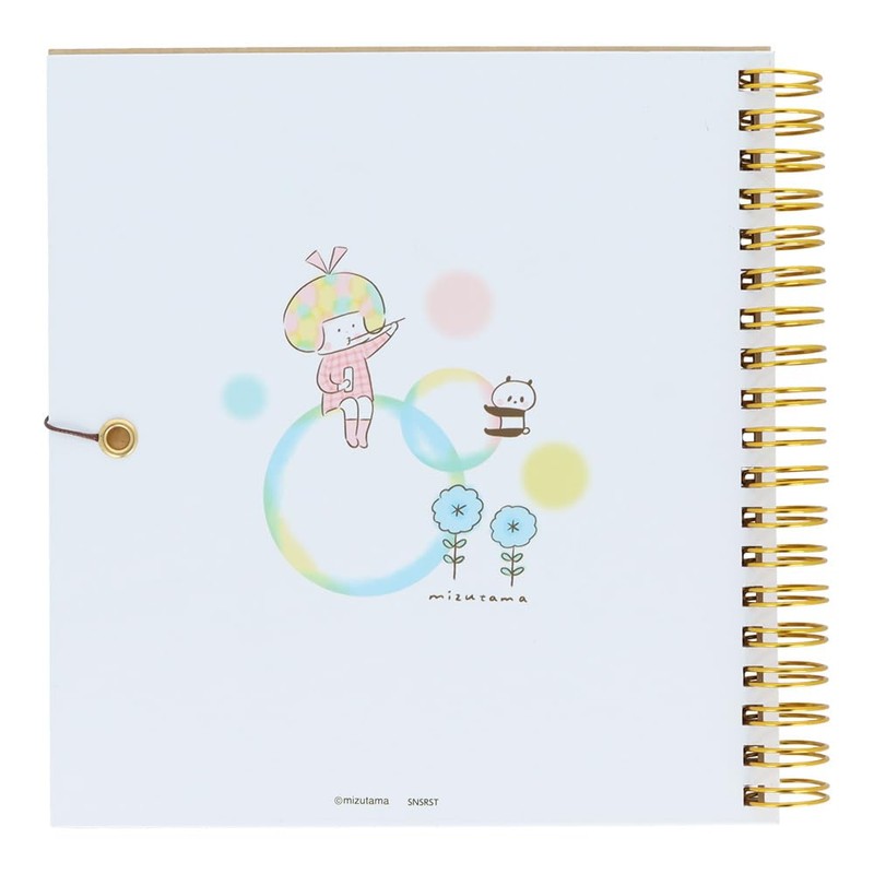 Sunstar Stationery S8102902 Mizutama Scrapbooking Ring, Bubble Pattern