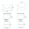 25 x Eucalyptus Green Vintage Kraft Paper Folding Cards Set