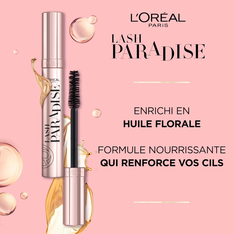 L'Oréal Paris Intense Volume Mascara, Eyelash Lengthening for Sensitive Eyes,