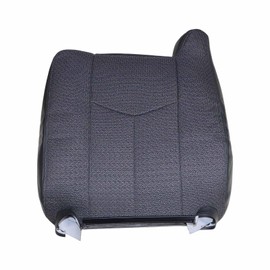 SecosAutoparts Driver Side Top Lean Back Dark Gray Replacement Cloth Seat Cover Compatible with Chevy Silverado Avalanche Tahoe Suburban GMC Sierra Yukon 2003 2004 2005 2006