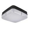 Bright Source Wall & Ceiling Square Utility LED Bulkhead, Black,