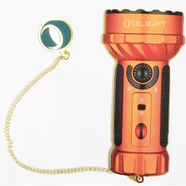 Olight Marauder Mini Orange Bookmark with Olight Logo