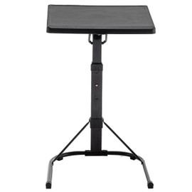 BTEXPERT Folding TV Tray Table Tray Foldable 3 Adjustable Height & Tilt Angles for Dinner Eating Reading Laptop