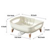 DoubleWinT Dish Rack, Dish Drying Rack for Kitchen Counter, Dish