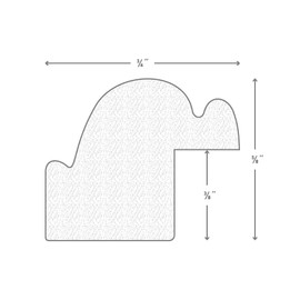 Craig Frames Stratton, 12x16 Picture Frame, Aged Pewter