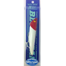 TackleHouse K-TEN Popper Blue Ocean Ripple Popper 4.5 inches (115 mm) 0.8 oz (21 g) Red Head #103 BKRP115 Lure