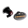 2x Clear Lens Side Indicator Amber LED Marker Repeater Light