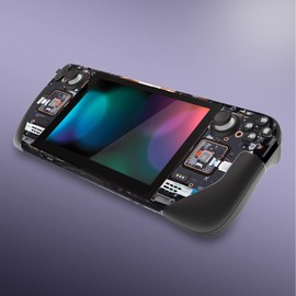 PlayVital Full Set Protective Skin Decal for Steam Deck LCD, Custom Stickers Vinyl Cover for Steam Deck OLED - Tear Down