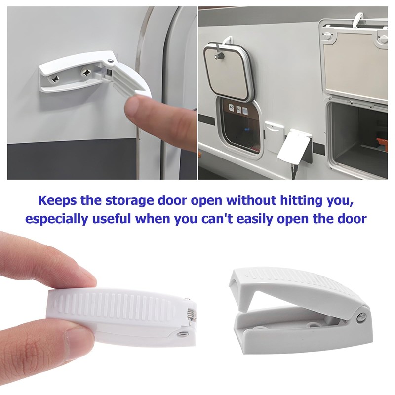 Xiqaler 5 PCS RV Door Holder, Durable Plastic Latch Clips