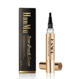 HANMU Eyebrow Growth Serum,For Rapid Enhancing Brow Growth Fuller,Faster,Longer,Non Irritating Brow Serum Brow Enhancer 4ml