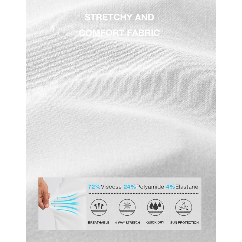 G Gradual Men's Golf Dress Shorts 7"/ 9" Stretch Casual