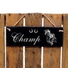 Slate Stable Board Engraved - Friese - Horse Name Box