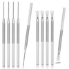 BILLIOTEAM 10 Pcs Clay Needle Tools and Pottery Feather Wire