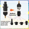 Wjelet Aufblasbarer SUP Pumpenadapter，Paddle Board Ventiladapter Mit 9 Standard Luftpumpendüsen