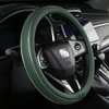 ALEMODR Custom Leather Steering Wheel Cover for Ford F-150, F-250,