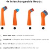 Electric Cleaning Brush with Household All Purpose 4 Brush Heads