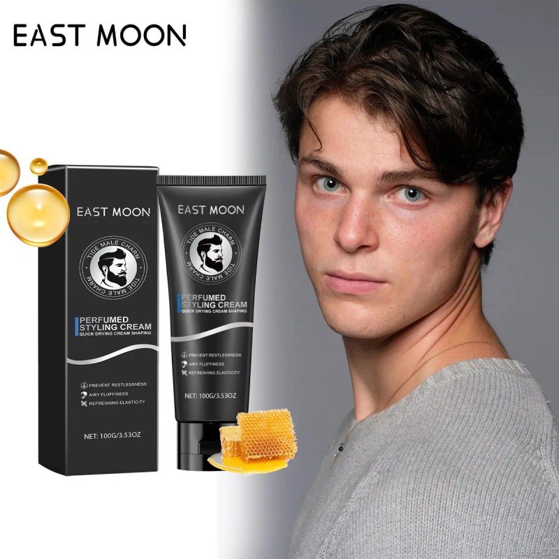 Gel Capilar Tipo Crema De Fibra Para Hombre Con Fijación