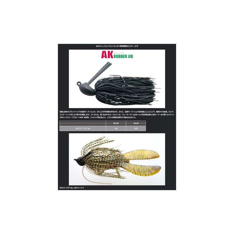 一誠 AK Rubber Jig G, Issei AK Rubber Jig
