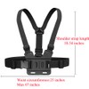 Walway Adjustable Chest for Mount Harness Most Action Cameras, Fully