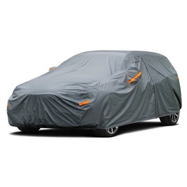 GUNHYI 16 Layers Waterproof All Weather Car Cover - Universal Fit VW Golf, Honda Civic, Mazda 3, Toyota Corolla, Ford Fiesta, Nissan Leaf, Mini Clubman