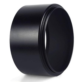 CELLONIC Universal 82mm Telephoto Lens Hood Compatible for Metal Screw-in Cylindrical/Round Sun Shade Protector Cover
