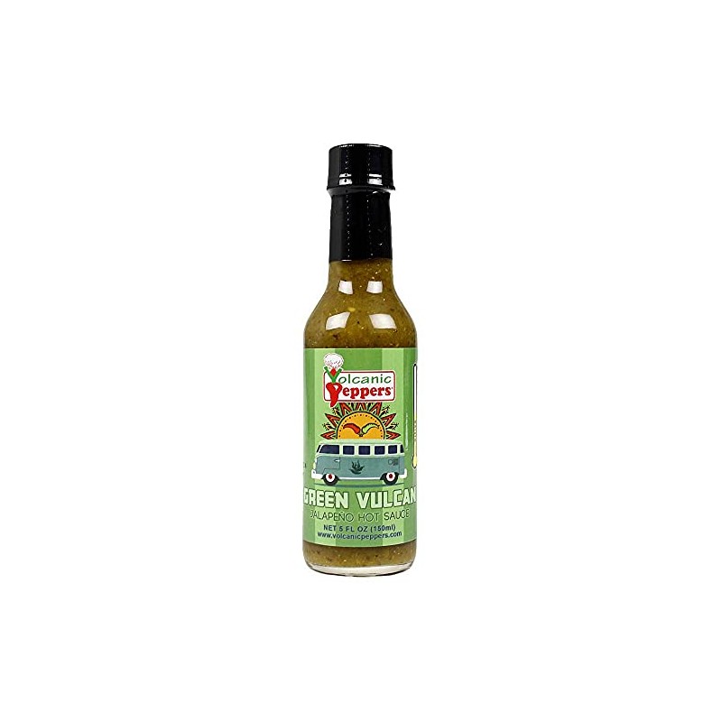 Green Vulcan Jalapeno Hot Sauce