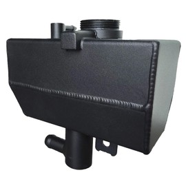 KNAWIER Aluminium Alloy Front Engine Coolant Reservoir Tank For 2018-2025 Wrangler JL&JLU,2020-2025 Gladiator JT 2.0&3.6L,Expansion Metal Bottle,Replace 68364312AC/68364312AA/68364312AB/68388115AB