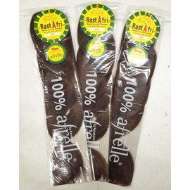 Rasta Fri Braids ( Pack of 3 ) #4/30, Medium Brown mixed with Auburn