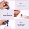 OUMOR 8ml Perfume Travel Refillable, 3pcs Travel Perfume Bottle, Mini