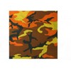 Rothco Savage Orange Camouflage Bandana (22" x 22")