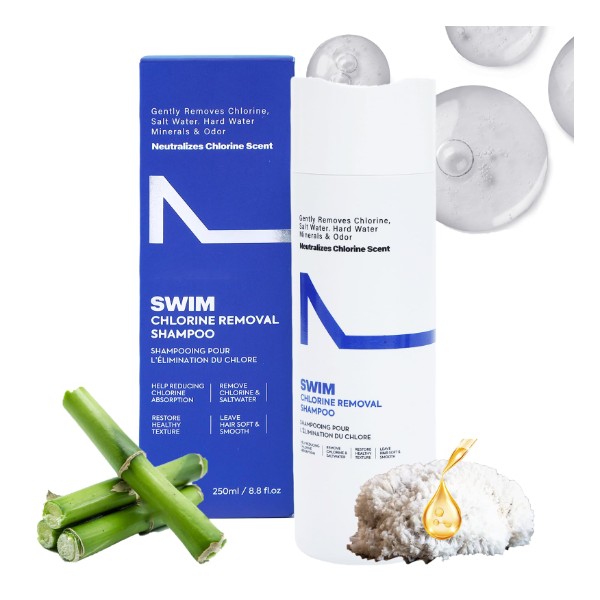After Swim Shampoo with Bamboo and Lanolin, Removes Salt, Buildup