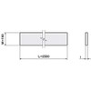 Iwata Seisakusho BXS150-01 Shim Box, Stainless Steel, 0.004 inch (0.1