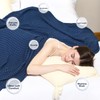 Aganear Waffle Blanket - Lightweight Breathable Summer Blanket of 50%
