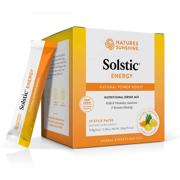 Nature's Sunshine Solstic Energy, 0.14 Ounce each, 30 Count (Pack of 1)