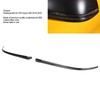 2pcs Side Rearview Mirror Trim ABS Carbon Fiber Color Wing