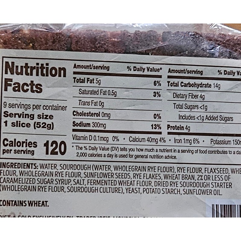 European Grains & Seeds Bread 16oz Pack of 2