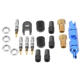 Zerodeko 18PCS Presta Valve Core Tool Set for Tubeless Tires Valve Stem Removal Wrench Compatible Cars Trucks RVs and Motorcycles