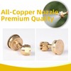 Aimela Brass Atomizing Nozzle,14x1.5mm Universal Interface, Adjustable Mist and Stream
