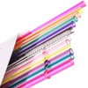 DAKOUFISH 8 Inch Reusable Plastic Replacement Drinking Straws for 12