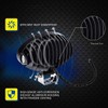 Oval Led Flood Light 12v/24v, 2PACK 5.5In 24W Led Light