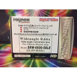 Canon RAYNOX SRW-6600-58LE  0.66x Wide Angle Conversion Lens 58mm +UV FILTER 72mm