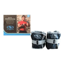 Athletic Works Par De Polainas Pesas Para Muñeca O Tobillo .450kg C/u