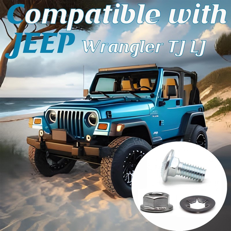 7 Pack Grade 8 Gas Tank Skid Plate Bolts Compatible