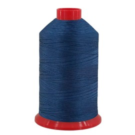 Leather Thread Saddle Yarn Denim Yarn J20 Sewing Thread Thickness 20 Approx. 1500 Metres (0084 - Yankees Blue)