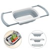 Qimh Collapsible Colander | Over The Sink Silicone Kitchen Strainers