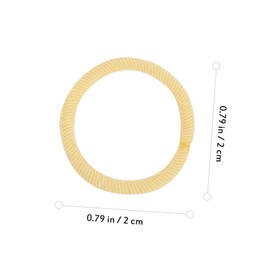 IWOWHERO 120pcs Toddler Girls Hair Ties Elastic Ponytail Holders for Curly Hair Seamless