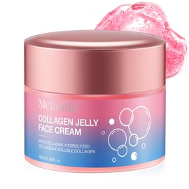Kollagen Jelly Creme Enthält Niacinamid und Gefriergetrocknetes Hydrolysiertes Kollagen Korean Skincare, Collagen Jelly Cream Reduziert Feine Linien und Mattheit, Stellt die Hautbarriere Wieder Her