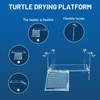 Qiveno Large Turtle Docks Adjustable Hanging Basking Platform with Slip-Resistant